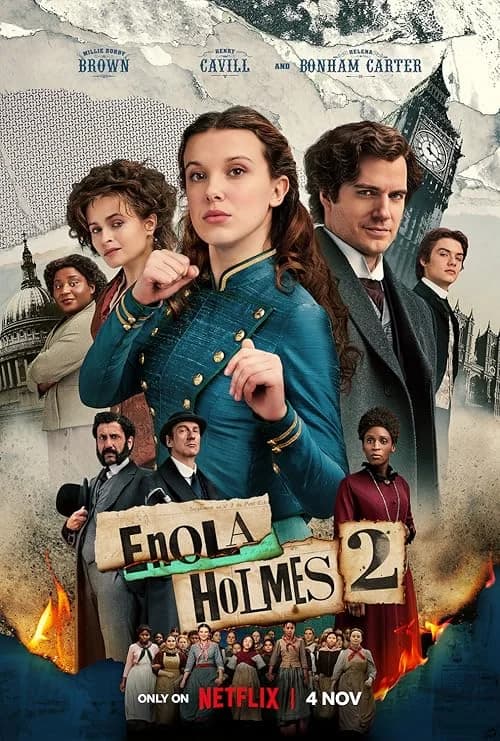Enola Holmes 2 film posteri