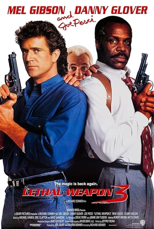 Lethal Weapon 3 film posteri