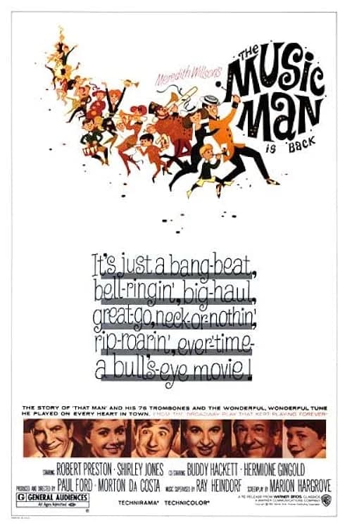 The Music Man film posteri