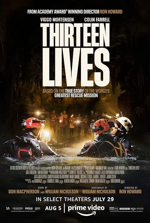 Thirteen Lives film posteri